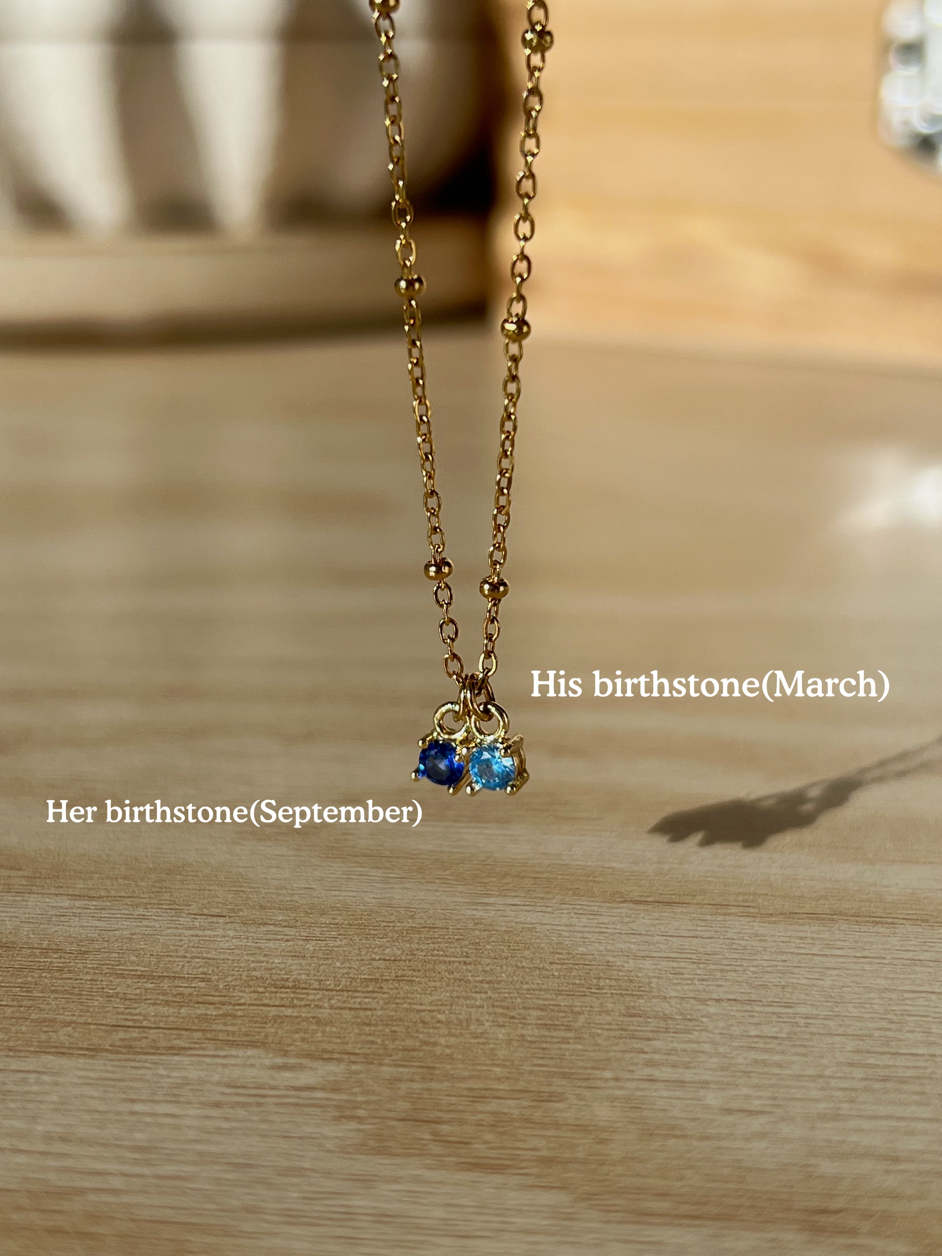 Halskette mit Initialen-Charm